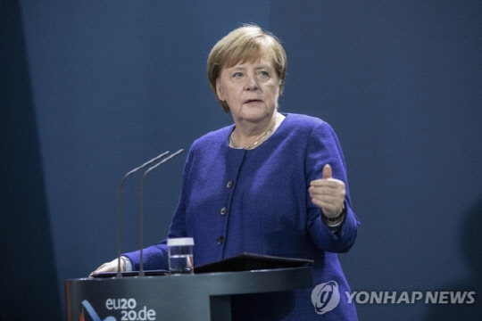 앙겔라 메르켈 독일 총리. 연합뉴스